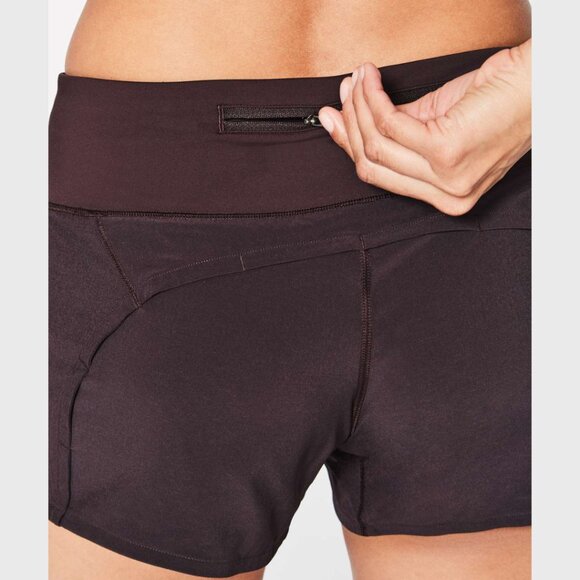 LULULEMON 'Run Times' Lined Shorts II Pelt Size 8 - Picture 6 of 8